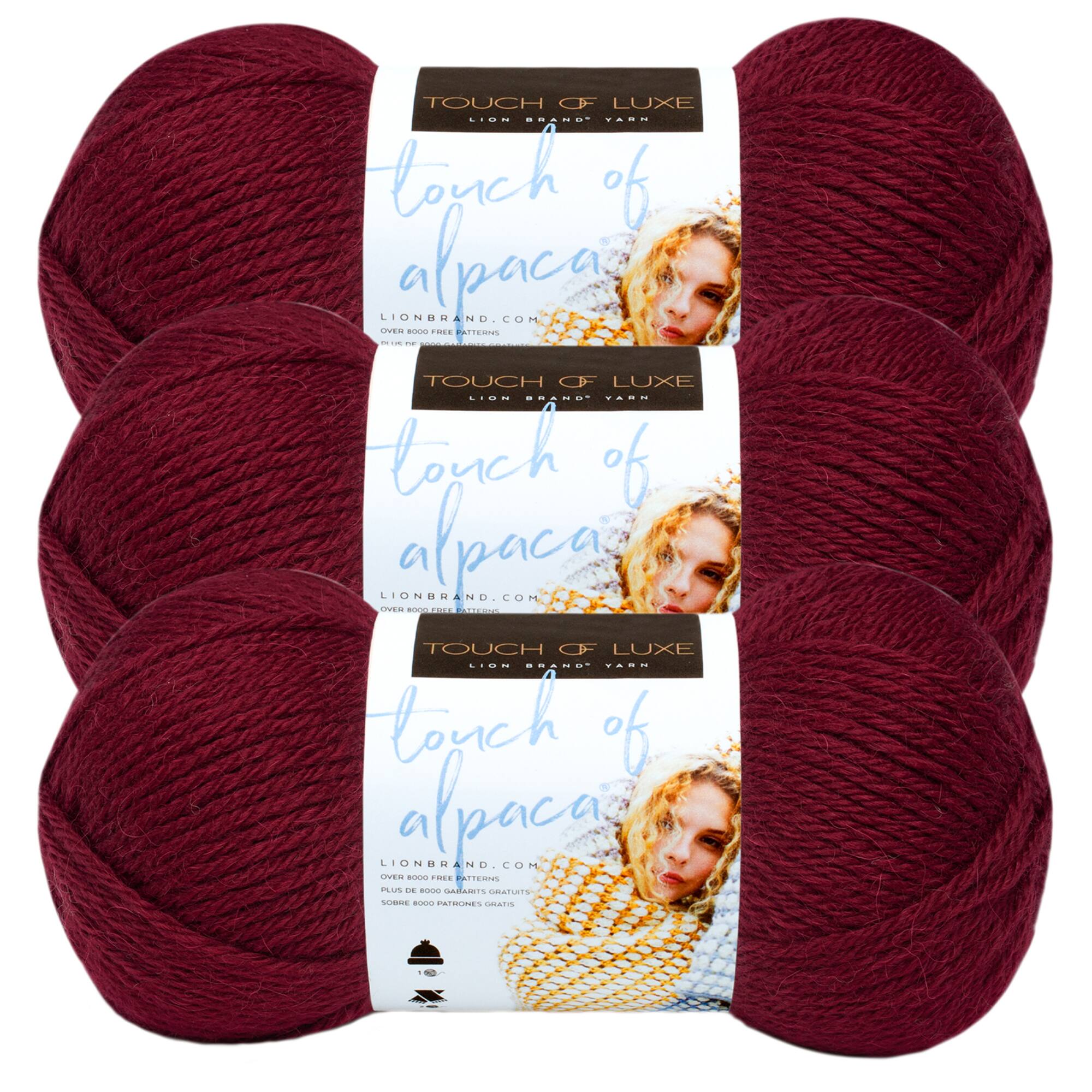 3 Pack Lion Brand® Touch of Alpaca® Yarn